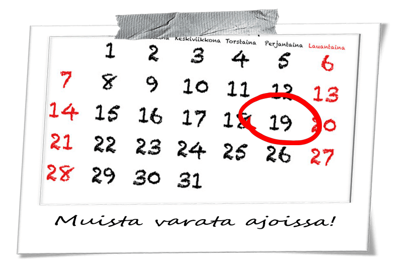 Muista varata trubaduuri ajoissa juhliisi.